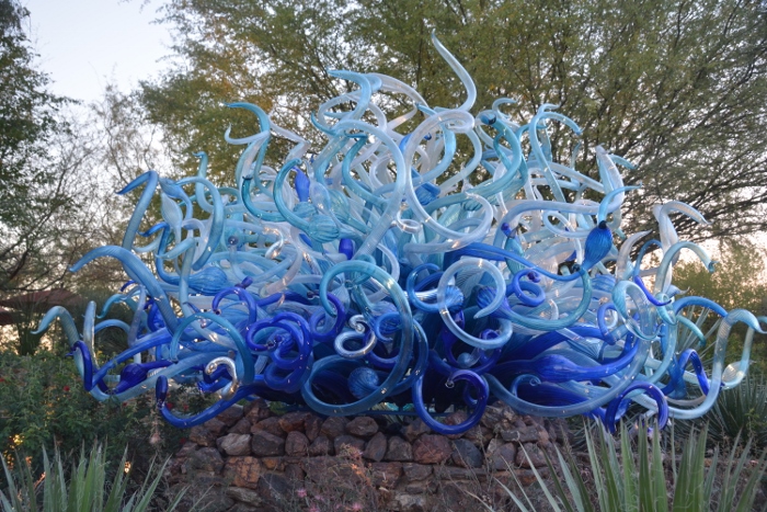 Blue Fioni Sun by Chihuly